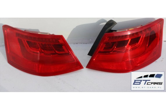 AUDI A3 TYŁ ZDERZAK + KLAPA BAGAŻNIKA + LAMPY lampa tylny Led ledy 8V 8V0 pdc 2013- Kolor: A2 LY9B - brylantowy czarny 8V3