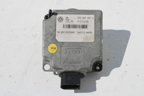 VW PASSAT B6 DISTRONIC RADAR ACC 3C0907567C 3C0907567D 3C0907567E 3C0907567H  STEROWNIK Z CZUJNIKIEM RADAROWYM 3C0 907 567 D 3C