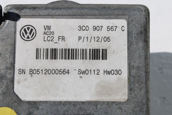 VW PASSAT B6 DISTRONIC RADAR ACC 3C0907567C 3C0907567D 3C0907567E 3C0907567H  STEROWNIK Z CZUJNIKIEM RADAROWYM 3C0 907 567 D 3C