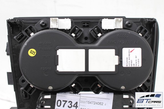 AUDI A4 RAMKA TUNELU ŚRODKOWEGO KUBKI 8W1864261E 8W0862533A 8W1 864 261 E 8W0 862 533 A Z PODŚWIETLANYM UCHWYTEM  8W 2015-
