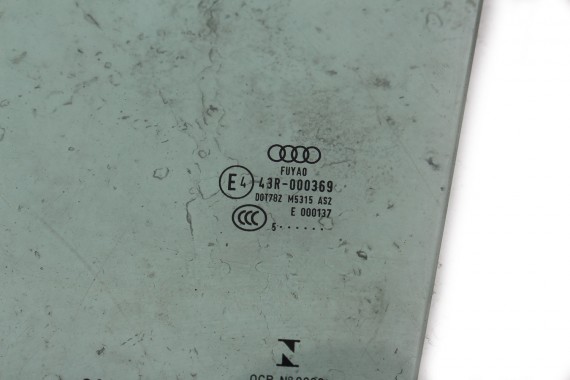 AUDI Q2 SZYBA DRZWI 81A845205 LEWA TYŁ TYLNE 81A 845 205 drzwiowa boczna E4 AS2 2015 81A845205 81A845205 81A845205B 81A845205