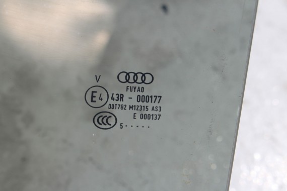 AUDI Q2 SZYBA DRZWI 81A845205A LEWA TYŁ TYLNE 81A 845 205 drzwiowa boczna E4 AS3 2015 81A845205A 81A845205 81A845205 81A845205A
