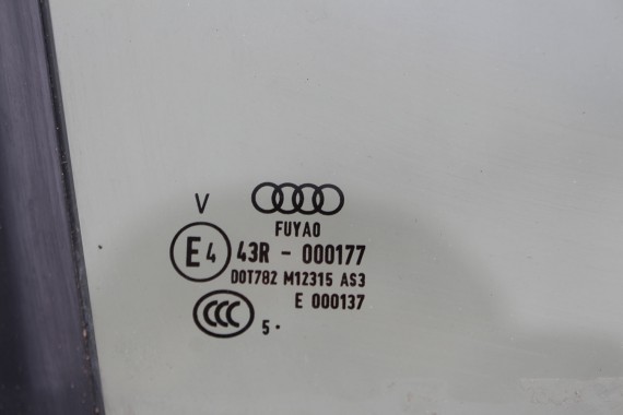 AUDI Q2 SZYBA DRZWI 81A845213 LEWA TYŁ TYLNE 81A 845 213 drzwiowa boczna E4 AS3 2015 81A845213B 81A845213D 81A845213 81A845213