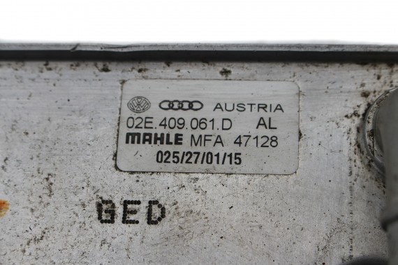 VW AUDI SKODA SEAT CHŁODNICA OLEJU 02E409061D 02E 409 061 D SKRZYNIA AUTOMATYCZNA 02E409061D 02E409061E 02E409061D 02E409061E