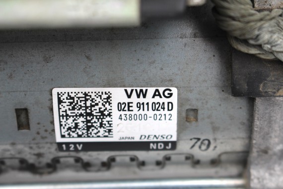 VW AUDI SEAT SKODA ROZRUSZNIK 02E911024D 02E911024DX 02E 911 024 D  02E 911 024 DX 12V 2,2 KW producent DENSO