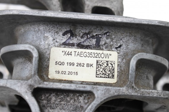 VW AUDI SKODA ŁAPA PODUSZKA SILNIKA 5Q0199262BK 5Q0 199 262 podpora wspornik loże 5Q0199262DD 5WA199262E 5Q0199262BK 5Q0199262BK