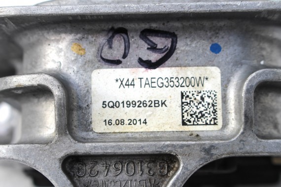 VW AUDI SKODA ŁAPA PODUSZKA SILNIKA 5Q0199262BK 5Q0 199 262 podpora wspornik loże 5Q0199262DD 5WA199262E 5Q0199262BK 5Q0199262BK