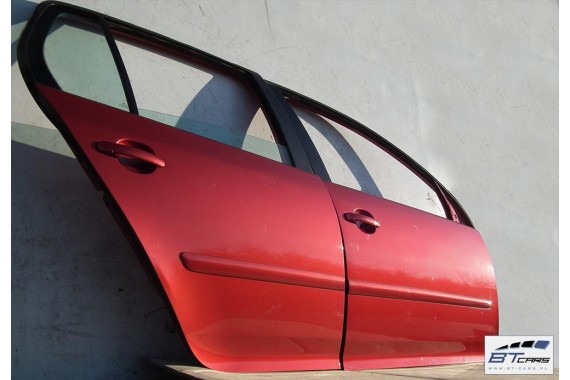 VW GOLF V 5 1K DRZWI PRAWE PRZÓD + TYŁ STRONA PRAWA przednie + tylne 2 sztuki czerwone bordowe 1K4