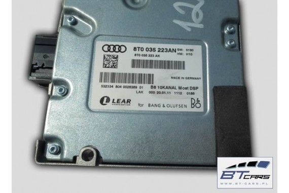 AUDI Q5 GŁOŚNIKI WZMACNIACZ BANG OLUFSEN 8R 8T0035223AN 8R0035416 8R0035399 8R0035397 8R0035399 8R0035411 8R0035382 8T0035223AK