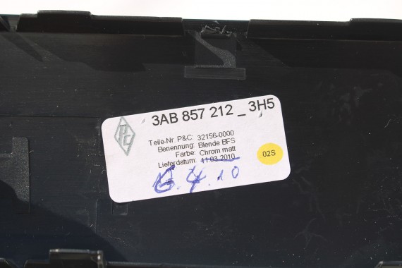 VW PASSAT B7 CC LISTWY OZDOBNE 3C8867409R 3C8867410R  3C8867419K 3C8867420K 3AB857212 3AB858366 3AA857318 dekor dekory listwa