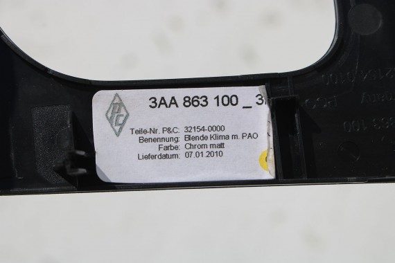 VW PASSAT B7 CC LISTWY OZDOBNE 3C8867409R 3C8867410R  3C8867419K 3C8867420K 3AB857212 3AB858366 3AA857318 dekor dekory listwa