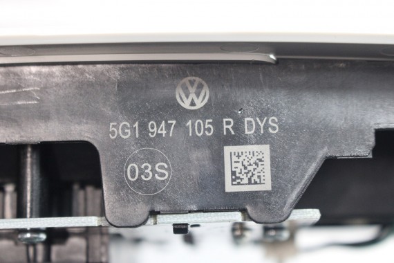 VW SKODA LAMPKA PODSUFITKI 5G1947105R kolor DYS -  perlgrau ciemnoszary  DIODA LED 5G1 947 105 R  3G , 5G, 510, 3G, 5T , 565,3V