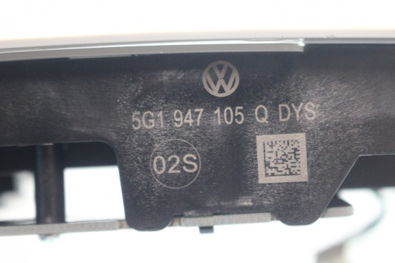 VW SKODA LAMPKA PODSUFITKI 5G1947105Q 5G0868837 DYS - perlgrau ciemnoszary DIODA LED 5G1 947 105 Q  3G , 5G,510, 3G, 5T , 565,3V