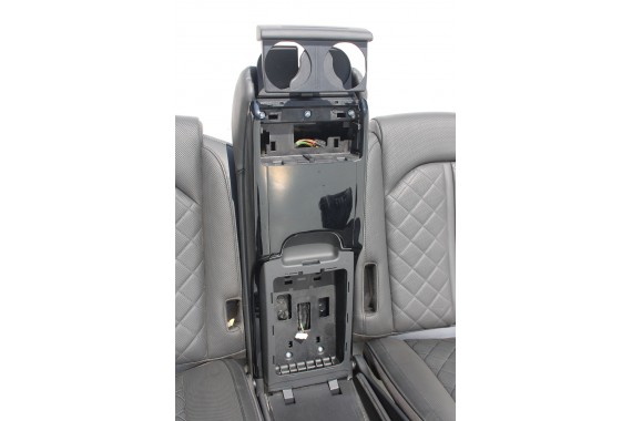 AUDI A8 FOTELE KOMPLET FOTELI siedzeń siedzenia tapicerka 4H D4 4H0 2010-2017 kolor czarny