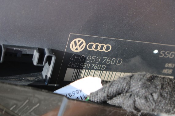 AUDI A8 FOTELE KOMPLET FOTELI siedzeń siedzenia tapicerka 4H D4 4H0 2010-2017 kolor czarny