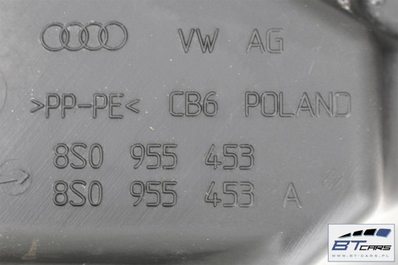 AUDI TT ZBIORNIK PŁYNU SPRYSKIWACZY 8S0955453 8S0955453B 8S0955453C 8S0955453D 8S0955453E 8S 8S0955453 8S0955453B 8S0955453C