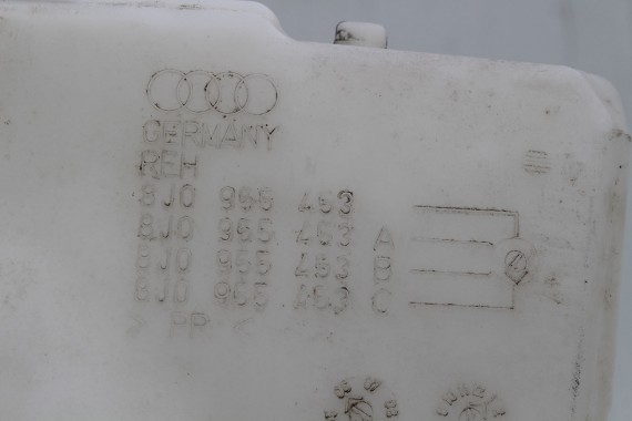 AUDI TT ZBIORNIK PŁYNU SPRYSKIWACZY 8J0955453 8J0955453A 8S0955453B 8J0955453C 1K5955651 7M0919376 3B0955681A 8J 8J0955453