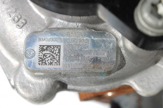 VW AUDI SEAT SKODA TURBINA TURBOSPRĘŻARKA 04E145713Q 04E145704N 04E145703Q 04E145704L 04E145713B 04E145721L 04E145722E 1.2 TSi
