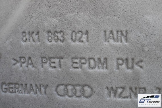 AUDI A4 DYWAN PODŁOGI WYKŁADZINA TAPICERKA 8K1863021 8K1 863 021 8K B8 8K1863021F 8K1863021Q 8K1863021AA 9AM czarny 8K1863021AA