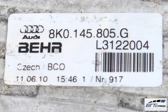 AUDI A4 A5 A6 Q5 CHŁODNICA INTERCOOLERA 8K0145805G 8K0 145 805 G 8K0145805G 8K0145805P CHLODNICE 8K0145805G 8K0145805P 8K0145805
