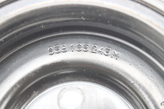 AUDI VW SKODA KOŁO PASOWE 038105243M 038 105 243 M TŁUMIK DRGAN SKRĘTNYCH 038105243M 038105243M 038105243M 038105243M 038105243