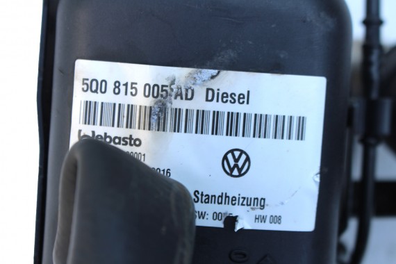 VW AUDI  WEBASTO 5Q0815005AD OGRZEWANIE POSTOJOWE diesel  5Q0 815 005 AD TDi 5Q0815005AD 5Q0815005AD 5Q0815005AD 5Q0815005AD