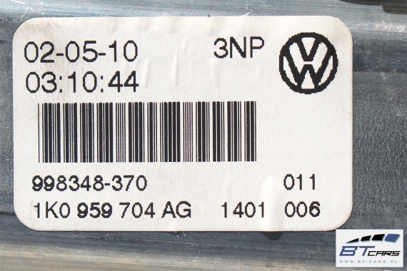 VW GOLF 6 SILNICZEK PODNOŚNIKA SZYBY 1K0959704AG moduł drzwi 1K5837401AS 3C0959793A 1K5837402AS 3C0959792A 1K0959704A