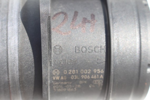 VW AUDI PRZEPŁYWKA PRZEPŁYWOMIERZ 03L906461A 03L 906 461 masowy powietrza 03L906461A TDi diesel 03L906461A 03L906461A 03L906461