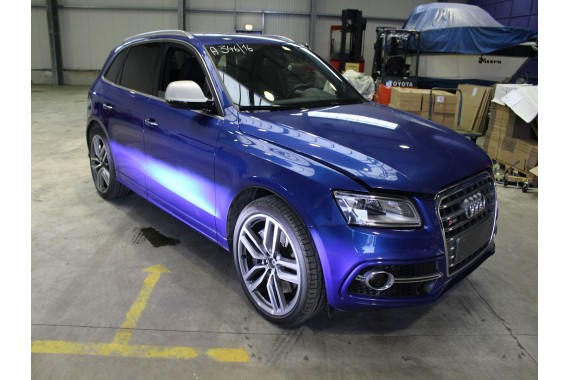 AUDI Q5 SQ5 DRZWI LEWE PRZÓD + TYŁ STRONA LEWA przednie + tylne 2 sztuki 8R  Kolor: LY5Q - niebieski (sepangblau)