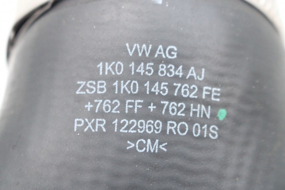 VW AUDI RURA INTERCOOLERA 1K0145770AH 1K0145770N INTERKULERA WĄŻ CIŚNIENIOWY RURY CHŁODNICY 2.0 TFSI 1K0145770AH 1K0145770N