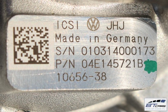 VW AUDI SEAT SKODA TURBINA TURBOSPRĘŻARKA 1.4 TSi 04E145721B 04E145721F 04E 145 721 B 04E 145 721 F