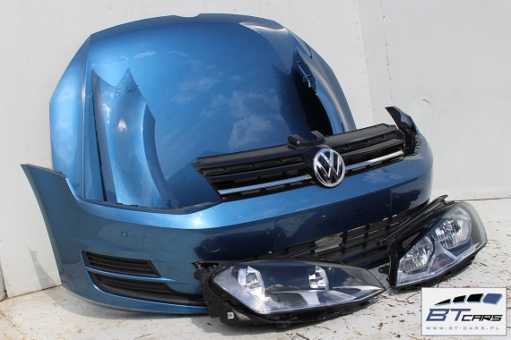 VW GOLF 7 VII PRZÓD LA5J maska błotniki zderzak pas przedni lampy wzmocnienie błotnik lampa Kolor: LA5J - pacific blue 5G