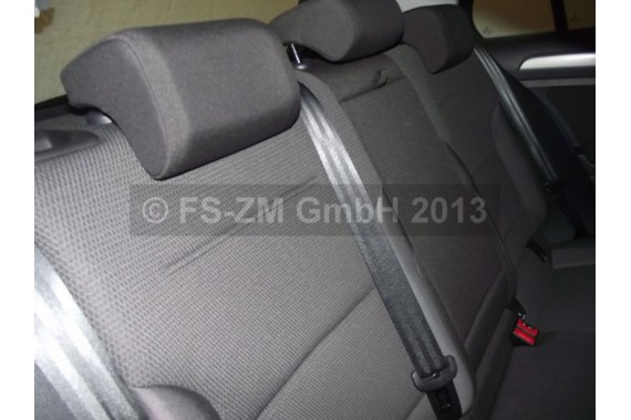 VW GOLF 7 VII FOTELE KOMPLET FOTELI siedzeń siedzenia fotel tapicerka 5G 5G4 welur kolor czarny 5G0