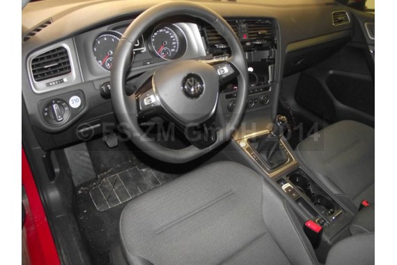 VW GOLF 7 VII FOTELE KOMPLET FOTELI siedzeń siedzenia fotel tapicerka 5G 5G4 welur kolor czarny 5G0