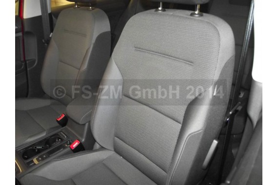 VW GOLF 7 VII FOTELE KOMPLET FOTELI siedzeń siedzenia fotel tapicerka 5G 5G4 welur kolor czarny 5G0