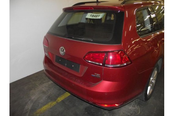 VW GOLF 7 VII KOMBI DRZWI PRAWE PRZÓD + TYŁ STRONA PRAWA przednie + tylne 2 sztuki 5G 5G9 Kolor: LA3X - czerwony (sunset red)