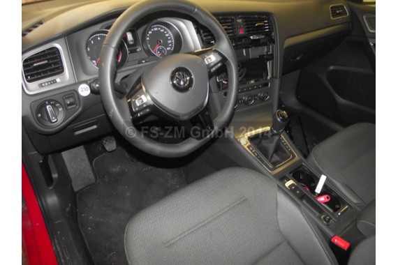 VW GOLF 7 VII KOMBI FOTELE KOMPLET FOTELI siedzeń siedzenia fotel tapicerka 5G 5G9 welur kolor czarny