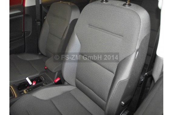 VW GOLF 7 VII KOMBI FOTELE KOMPLET FOTELI siedzeń siedzenia fotel tapicerka 5G 5G9 welur kolor czarny