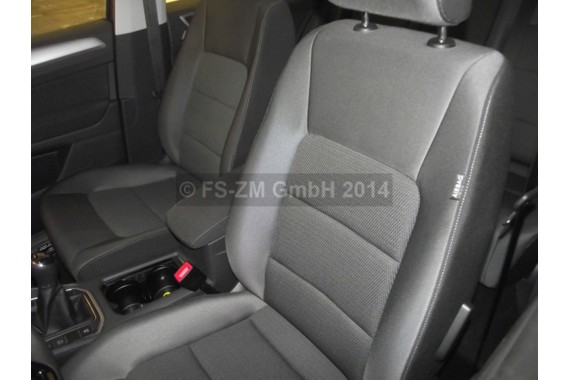 VW GOLF 7 SPORTSVAN FOTELE KOMPLET FOTELI siedzeń siedzenia fotel tapicerka 510 welur kolor antracyt