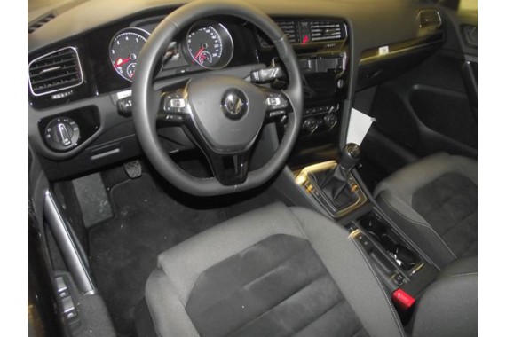 VW GOLF 7 VII KOMBI FOTELE KOMPLET FOTELI siedzeń siedzenia fotel tapicerka 5G 5G9 welur + alcantara kolor czarny VARIANT
