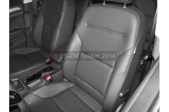 VW GOLF 7 VII FOTELE KOMPLET FOTELI siedzeń siedzenia fotel tapicerka 5G 5G4 5G0 skóra kolor czarny 5-drzwiowe drzwi USA