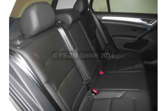 VW GOLF 7 VII FOTELE KOMPLET FOTELI siedzeń siedzenia fotel tapicerka 5G 5G4 5G0 skóra kolor czarny 5-drzwiowe drzwi USA