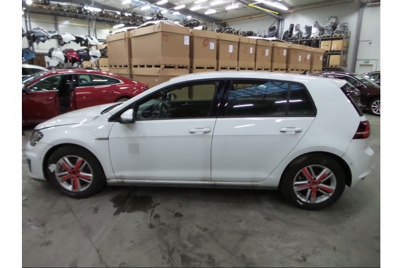 VW GOLF 7 FOTELE KOMPLET FOTELI siedzenia siedzeń 5G tapicerka+boczek boczki drzwi welur czarno - szary + podłokietnik 5G4 GTD