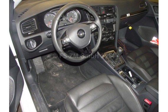 VW GOLF 7 VII FOTELE KOMPLET FOTELI siedzeń siedzenia fotel tapicerka 5G 5G4 5G0 skóra kolor czarny 5-drzwiowe drzwi