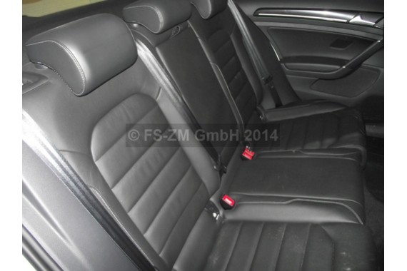 VW GOLF 7 VII FOTELE KOMPLET FOTELI siedzeń siedzenia fotel tapicerka 5G 5G4 5G0 skóra kolor czarny 5-drzwiowe drzwi