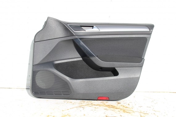VW GOLF 7 VII KOMBI BOCZEK BOCZKI DRZWI drzwiowe tapicerka 5G 5G9 Variant KOMPLET BOCZKÓW CZARNY welur welurowe czarne