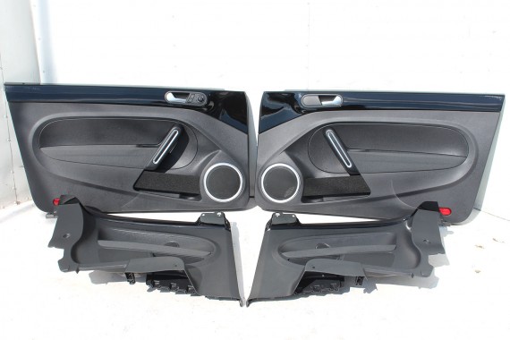 VW THE BEETLE 5C BOCZKI DRZWIOWE BOCZEK TAPICERKA 5C5 5C5867043 5C5867044 5C1867011 5C1867012 welur czarne 5C5 867 043 5C1867011