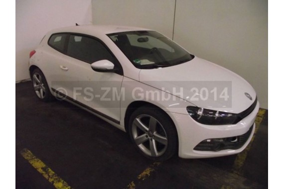 VW SCIROCCO LIFT FOTELE KOMPLET FOTELI siedzeń siedzenia fotel tapicerka 1K8 welur + materiał kolor czarno - szary - antracyt