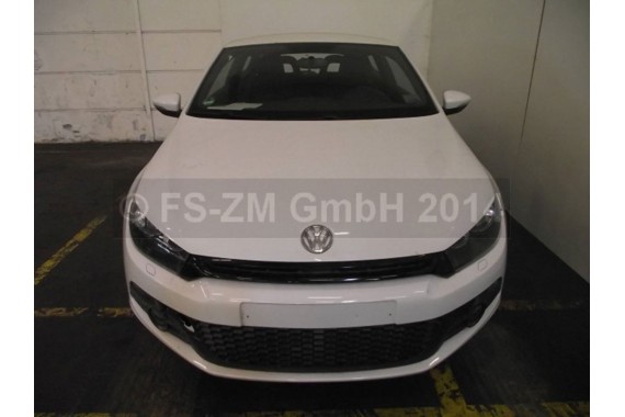 VW SCIROCCO LIFT FOTELE KOMPLET FOTELI siedzeń siedzenia fotel tapicerka 1K8 welur + materiał kolor czarno - szary - antracyt