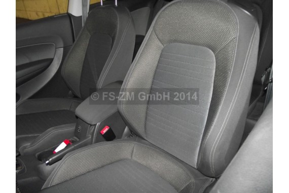 VW SCIROCCO LIFT FOTELE KOMPLET FOTELI siedzeń siedzenia fotel tapicerka 1K8 welur + materiał kolor czarno - szary - antracyt